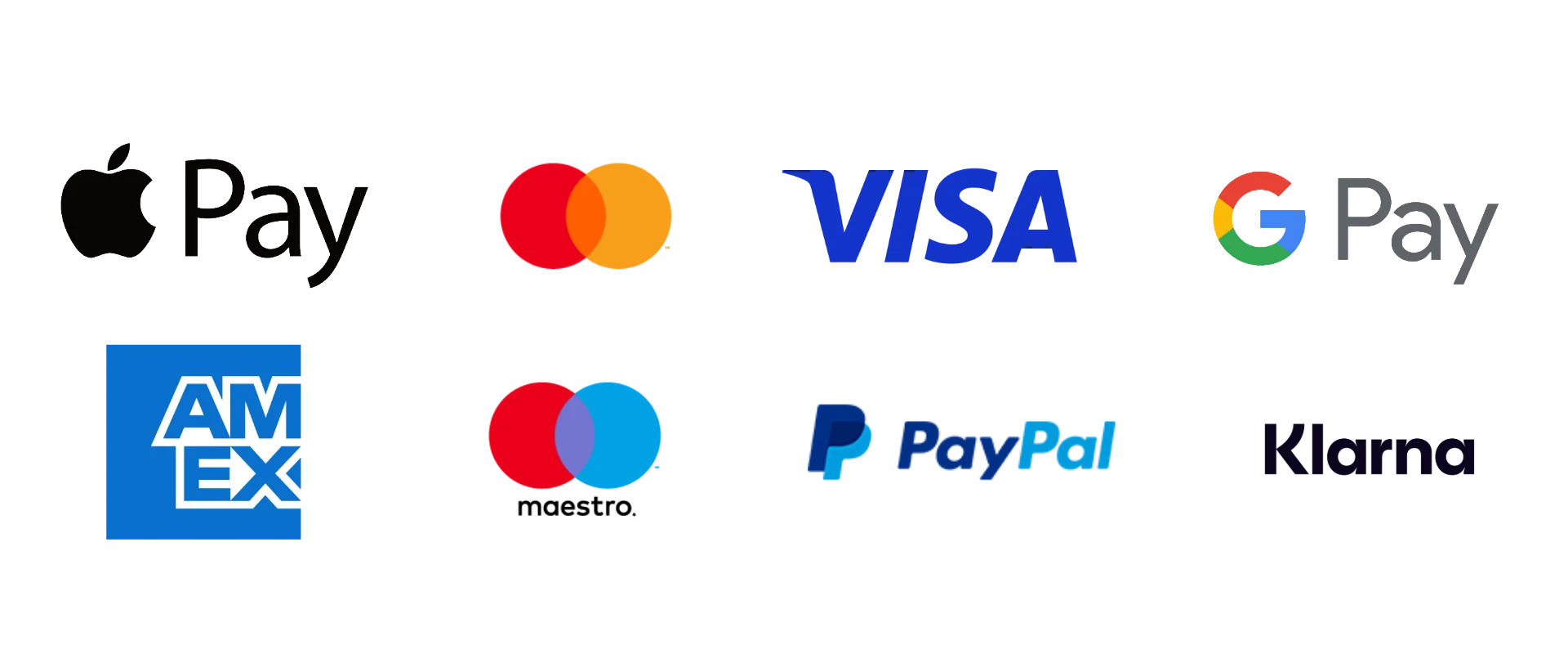 Moyens de paiement acceptés